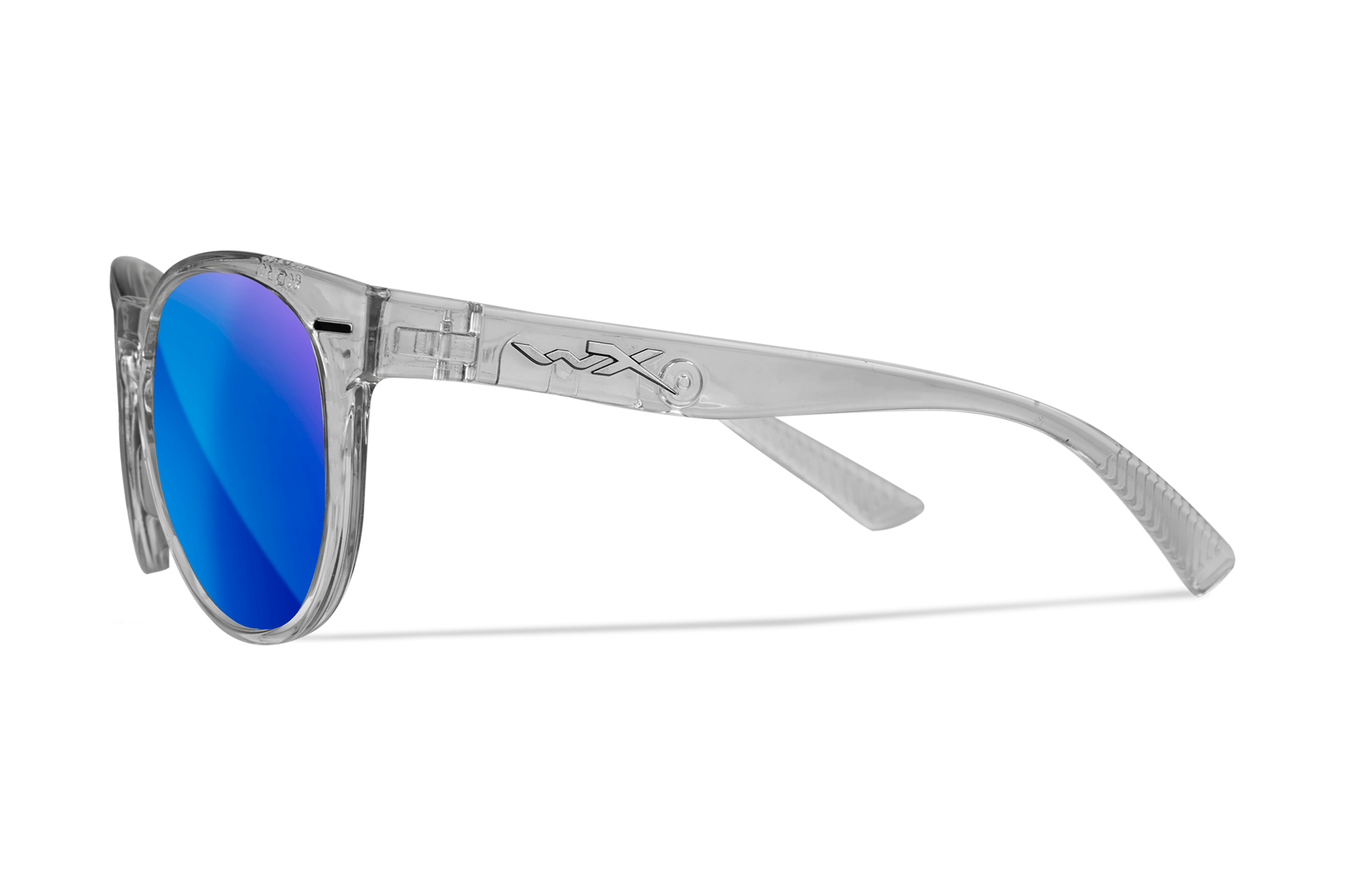 WX Covert Sunglasses - Captivate Polarized Blue Mirror Lenses WX Covert Sunglasses - Captivate Polarized Blue Mirror Lenses