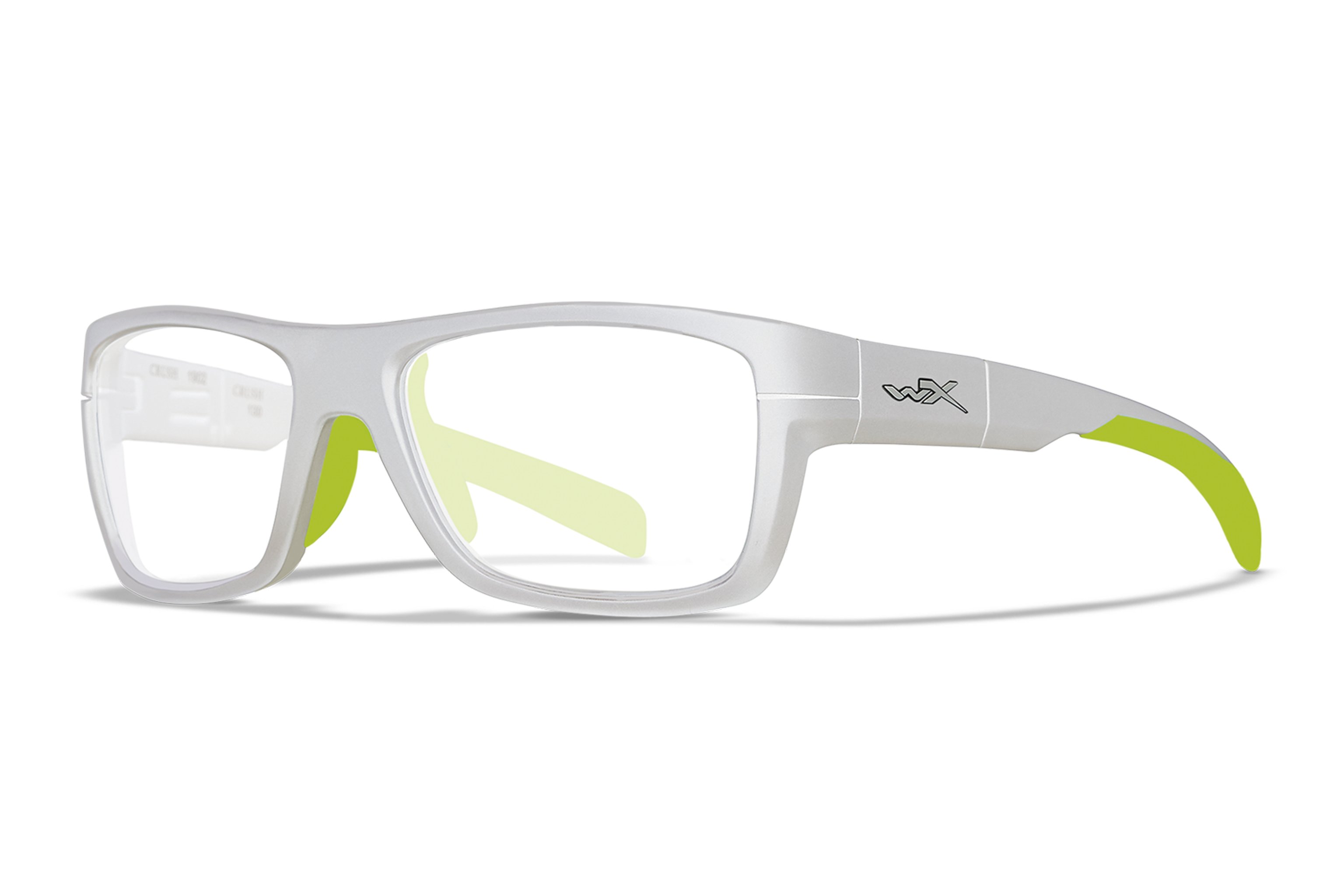 WX Crush White with Lime Green Frame | Wiley X