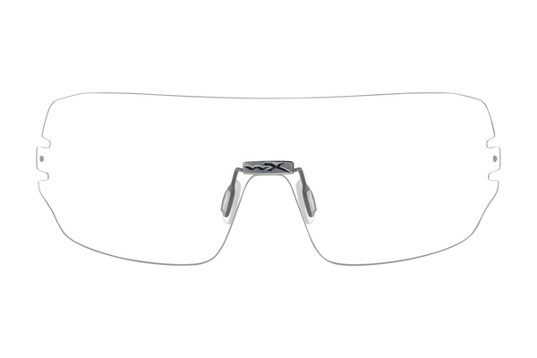 Official Wiley X WX Detection Clear Lens with Nose Piece Attached