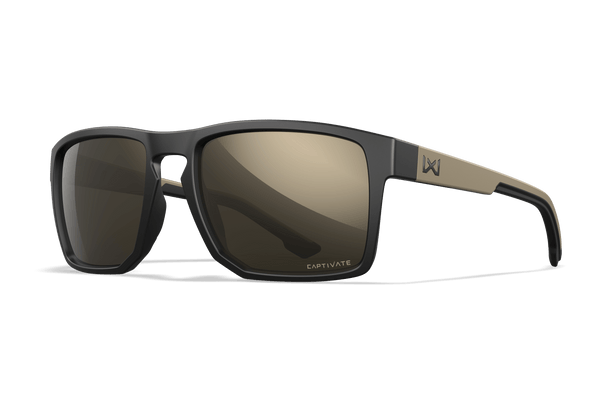 Wiley X Recon Tactical Sunglasses - Captivate Polarized Black Mirror/Matte Black - Buy Online - Shop