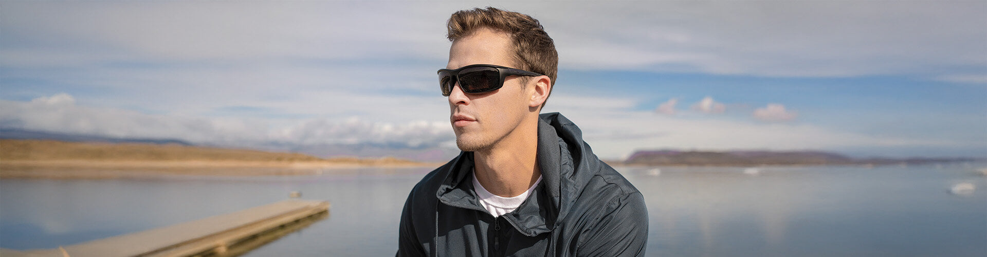WX Grid Sunglasses - CAPTIVATE™ Polarized Green Mirror Lenses