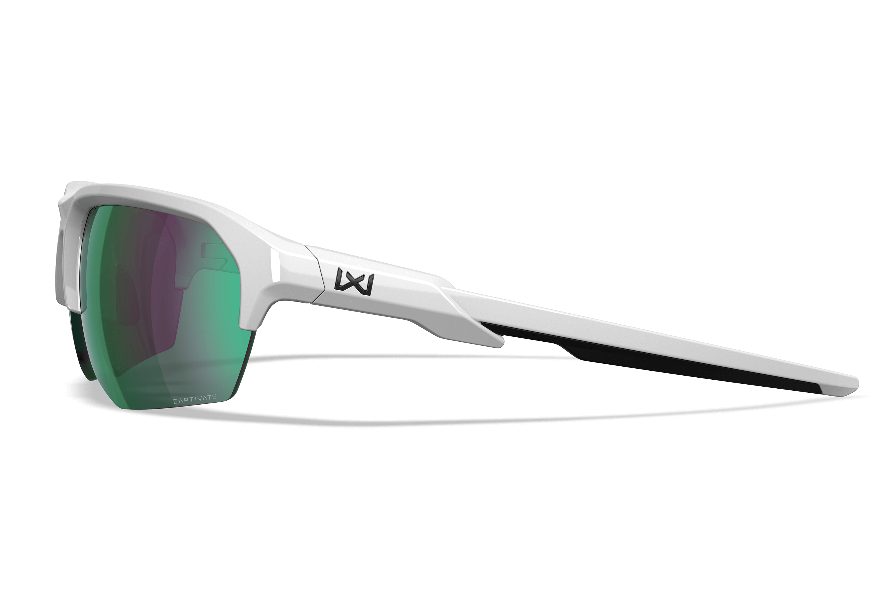 WX JAKL Sunglasses - CAPTIVATE™ Polarized Green Mirror Lenses