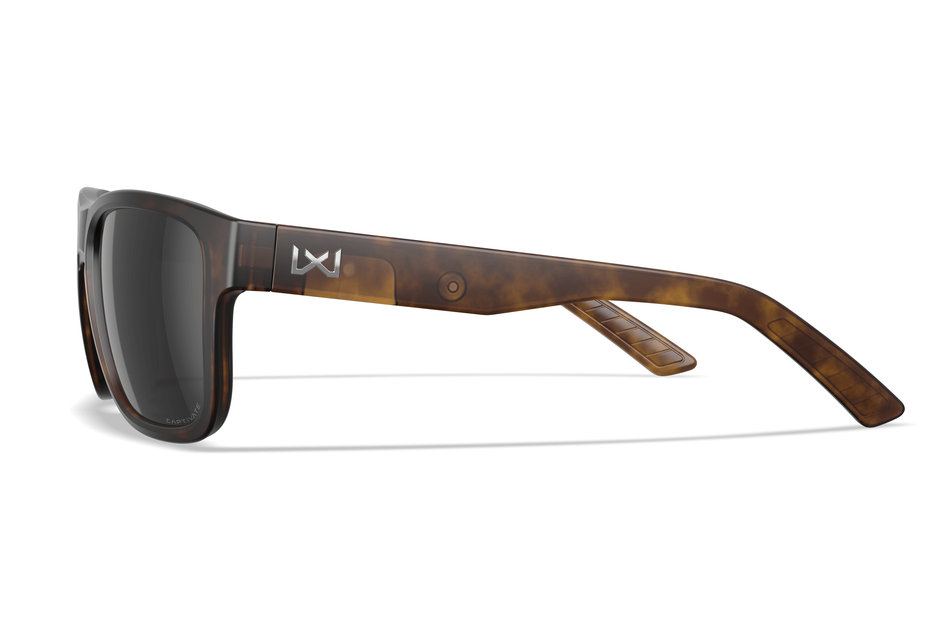 WX Ovation Sunglasses - CAPTIVATE™ Polarized Black Mirror Lenses