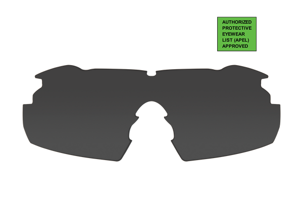 Official Wiley X APEL WX Vapor Regular Smoke Grey Replacement Lenses