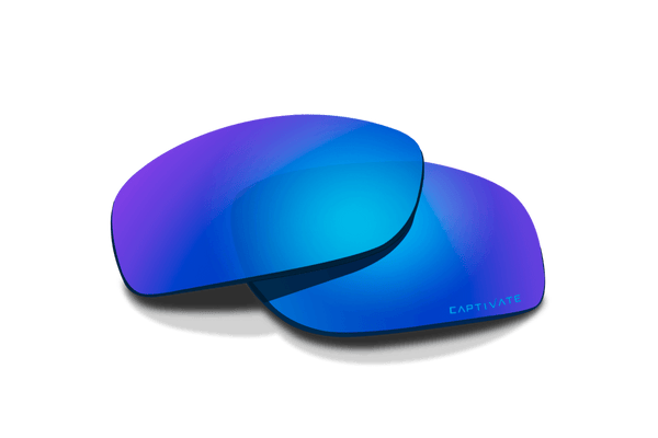 Captivate Polarized Blue Mirror Lens / Matte Graphite Frame Captivate Polarized Blue Mirror Lens / Matte Graphite Frame