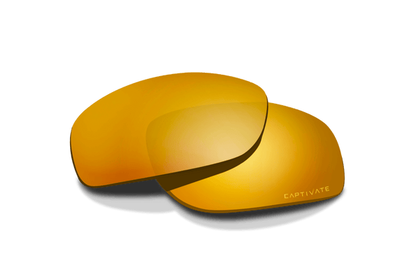 Official Wiley X WX Breach CAPTIVATE™ Polarized Bronze Mirror Lenses
