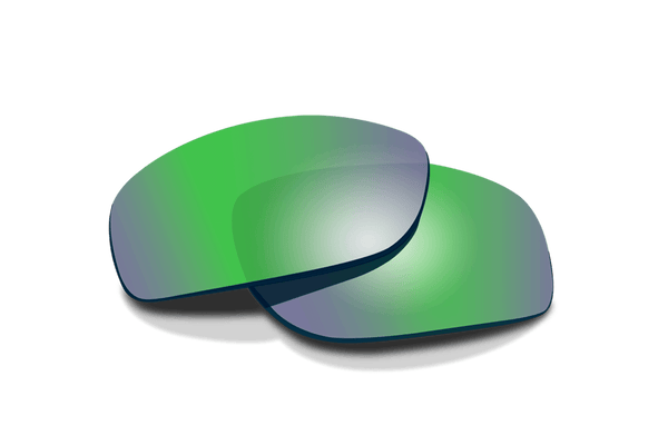 Official Wiley X WX Aspect Polarized Emerald Mirror Lenses