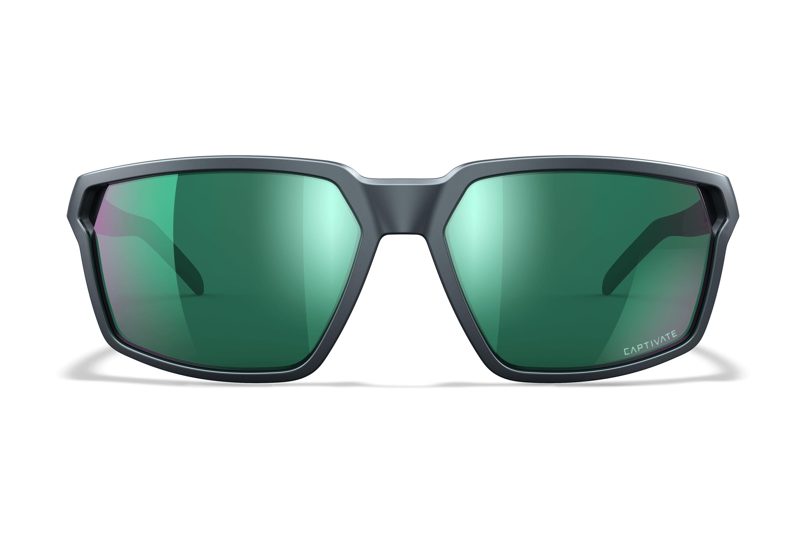 WX Sierra Sunglasses - CAPTIVATE™ Polarized Green Mirror Lenses