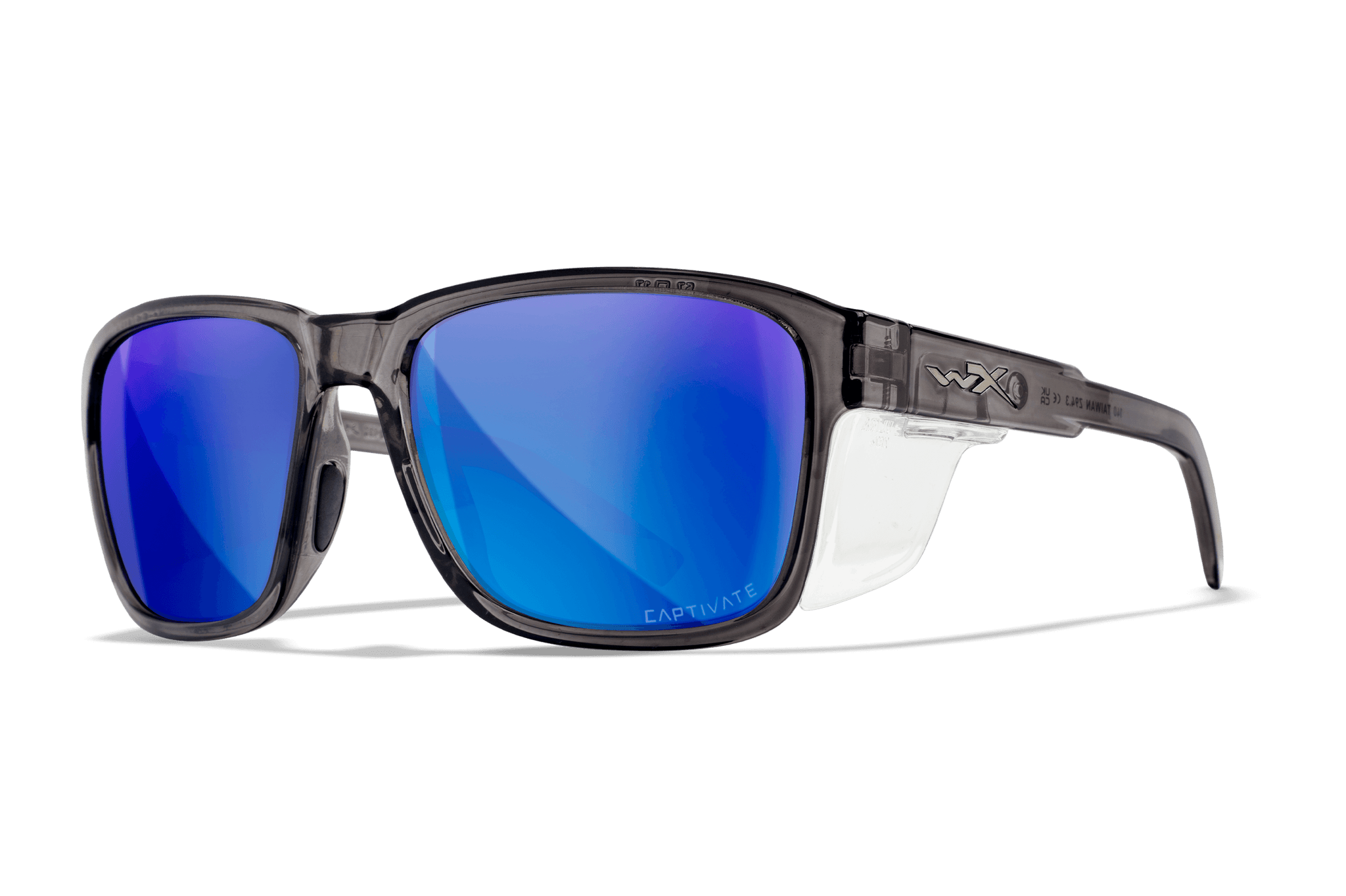 WX Trek Sunglasses - CAPTIVATE™ Polarized Blue Mirror Lenses | Wiley X WX Trek Sunglasses - CAPTIVATE™ Polarized Blue Mirror Lenses | Wiley X