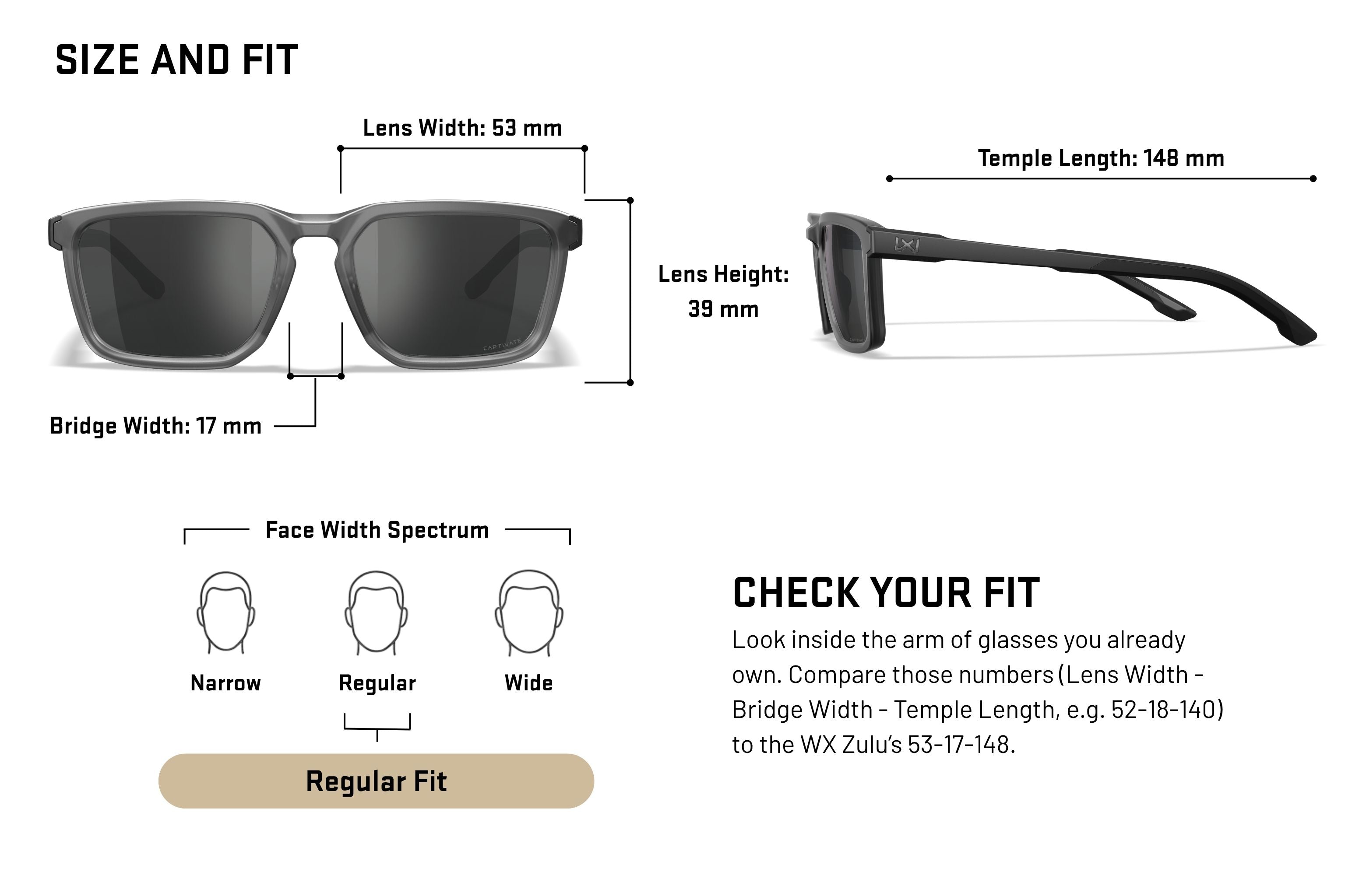 WX Zulu Sunglasses CAPTIVATE™ Polarized Blue Mirror Lenses Clear Frame