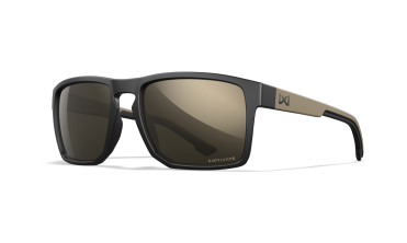 WX Founder with Captivate Tungsten Mirror Lenses and Matte Black and Tan Frame