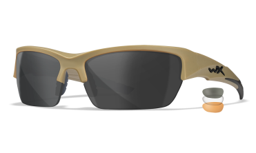 WX Tan Valor Frame with Changeable Lenses