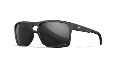 WX Founder with Captivate Polarized Black Mirror Lenses and Matte Black Frame