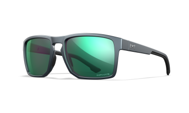 WX Founder in Polarized Captivate Green Mirror and Matte Graphite Frame