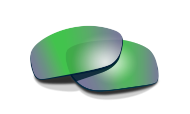 WX Compass Polarized Emerald Mirror Lenses