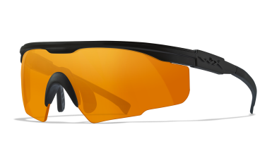 WX PT-1 Black Frame with Changeable Rust Lenses Front Left View