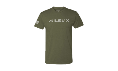 Wiley X American Flag T - Olive Green