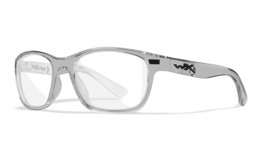 WX Helix Eyeglasses Crystal Light Grey Frame Front