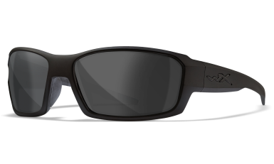 WX Rebel Alternative Fit Matte Black Frames with Smoke Grey Lenses Front
