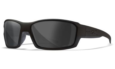 WX Rebel Alternative Fit Matte Black Frames with CAPTIVATE Polarized Grey Lenses Front
