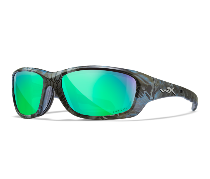 NEW Wiley X WX Gravity Black Ops Sunglasses Polarized Blue Mirror Black CCGRA04 